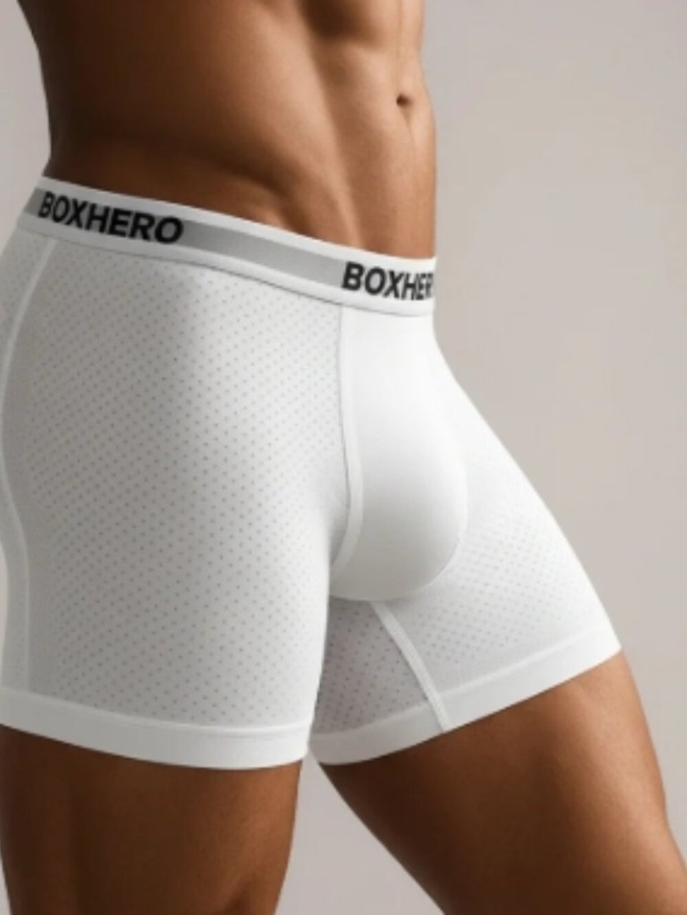Boxhero Bamboo Boxer Briefs- Breathable Mens Underwear, Built-in with 3D Pouch